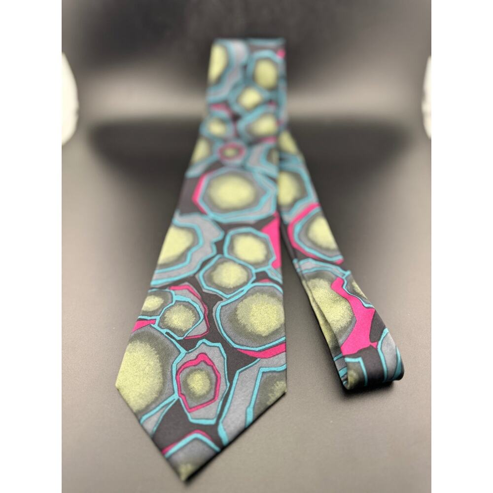 Colorful, Abstract Strathmore Necktie - Picture 9 of 11